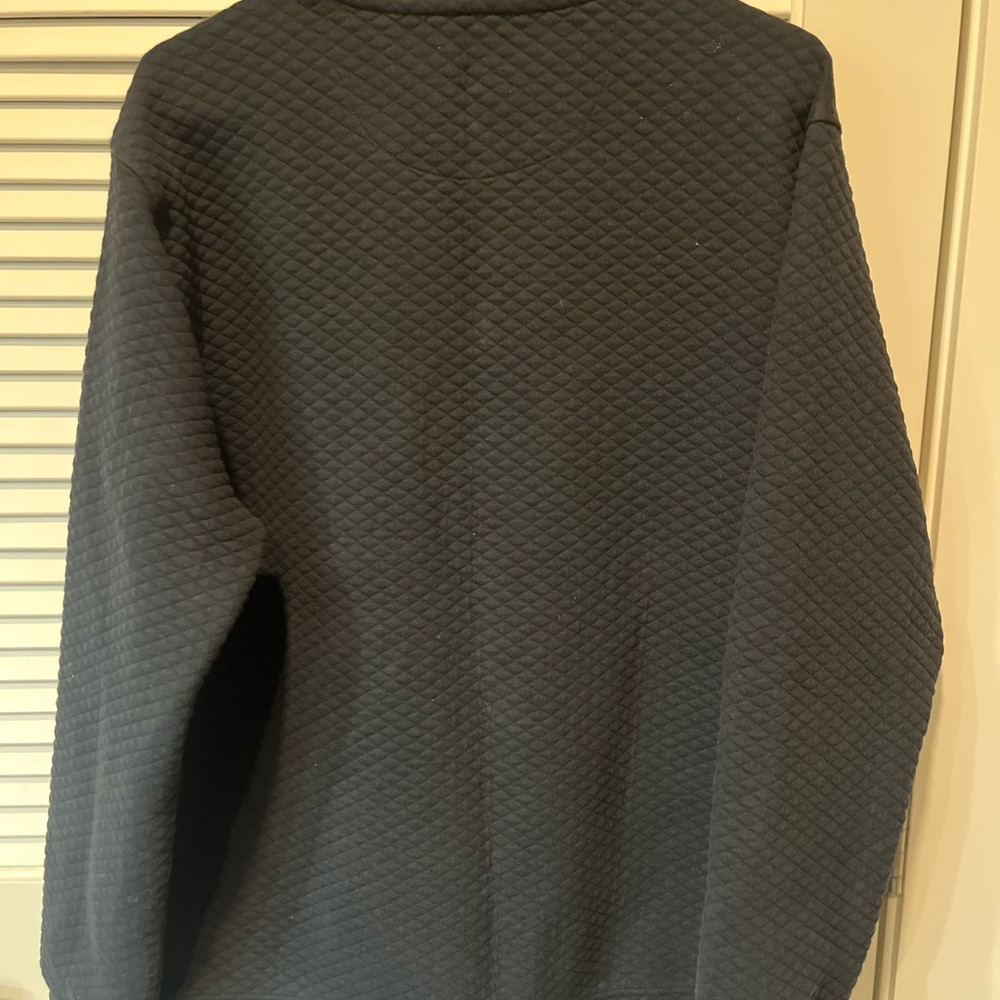 Weatherproof Men's Black Zip-Up Quilted Sweater - Picture 7 of 9